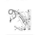 Kenmore 1162511090 hose and attachment diagram