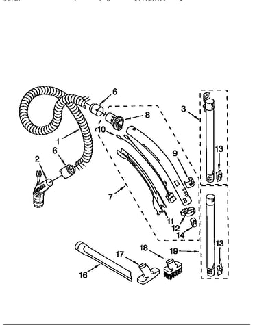 Hose and attachment