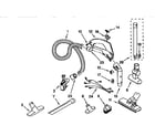 Kenmore 1163280590C hose & attachment diagram