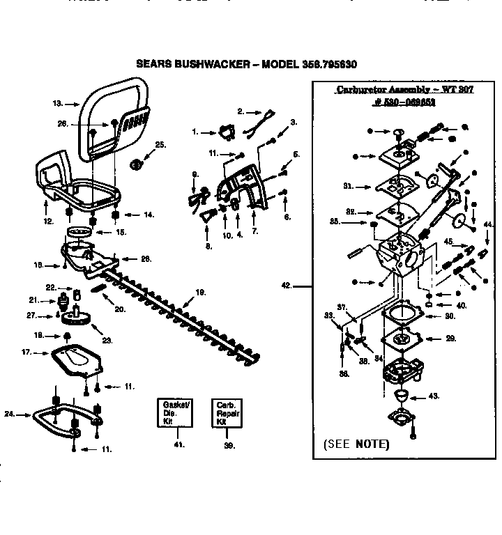 Bushwacker/carburetor