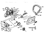 Craftsman 358356333 handle assembly diagram