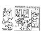 Briggs & Stratton 28M707-0126-01 carburetor diagram