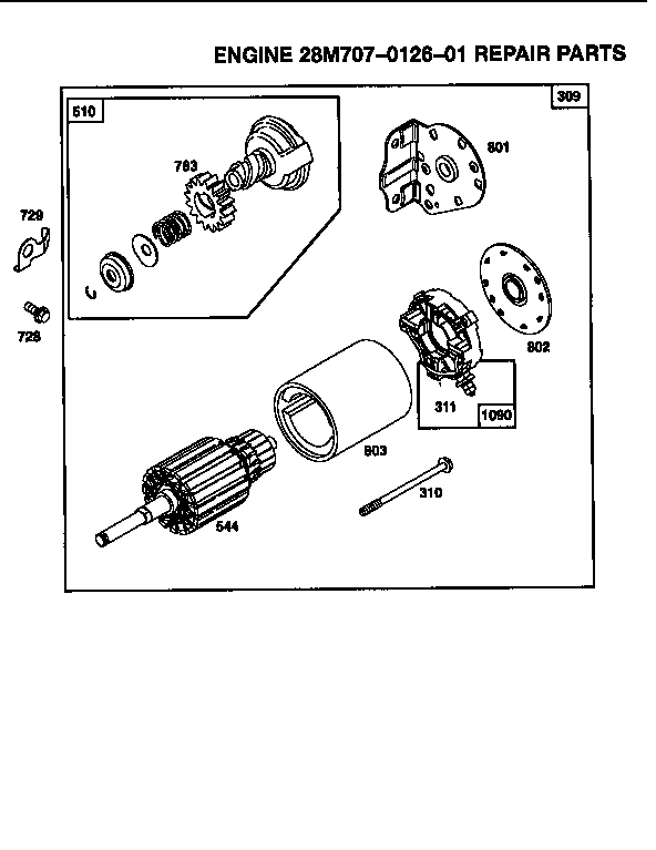 Starter assembly