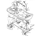 Craftsman 502251250 mower housing suspension diagram