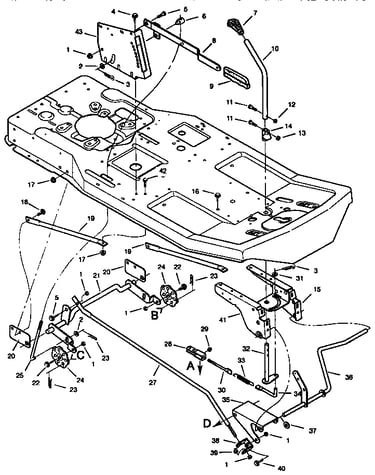 Mower housing suspension