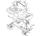 Craftsman 502255031 mower housing suspension diagram