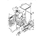 Kenmore 11098575120 dryer cabinet & motor diagram