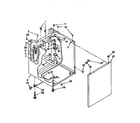 Kenmore 11098575820 washer cabinet diagram