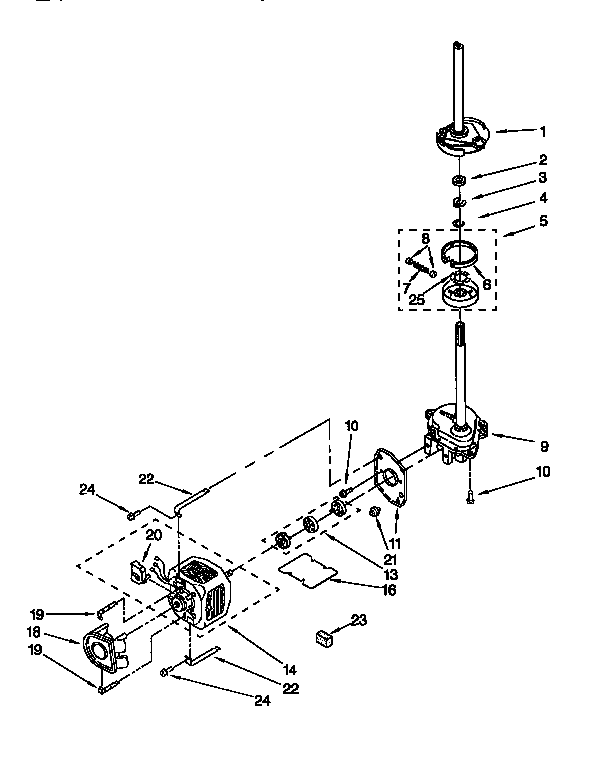 BRAKE,CLUTCH,GEARCASE,MOTOR&PUMP