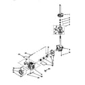 Kenmore 11098575120 brake,clutch,gearcase,motor&pump diagram