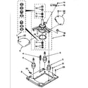 Kenmore 11098575120 machine base diagram
