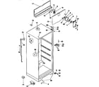 Kenmore 2539758080 cabinet parts diagram