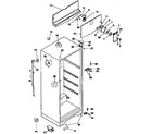 Kenmore 2539758090 cabinet parts diagram