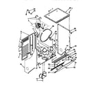 Kenmore 11099575120 dryer cabinet & motor diagram