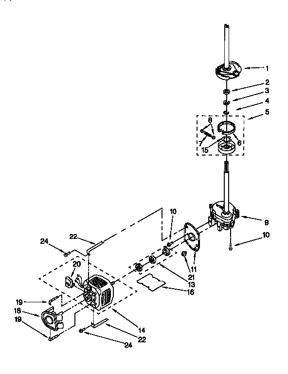 BRAKE,CLUTCH,GEARCASE,MOTOR&PUMP