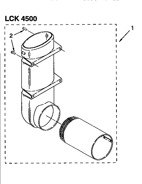 EXHAUST DEFLECTOR KIT (COMPLETE)