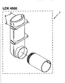 Exhaust deflector kit (complete)