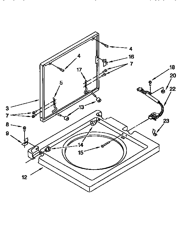 Washer top & lid