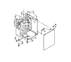 Kenmore 11098573820 washer cabinet diagram