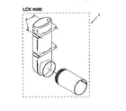 Kenmore 11098573120 exhaust deflector kit (complete) diagram