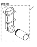 Exhaust deflector kit (complete)