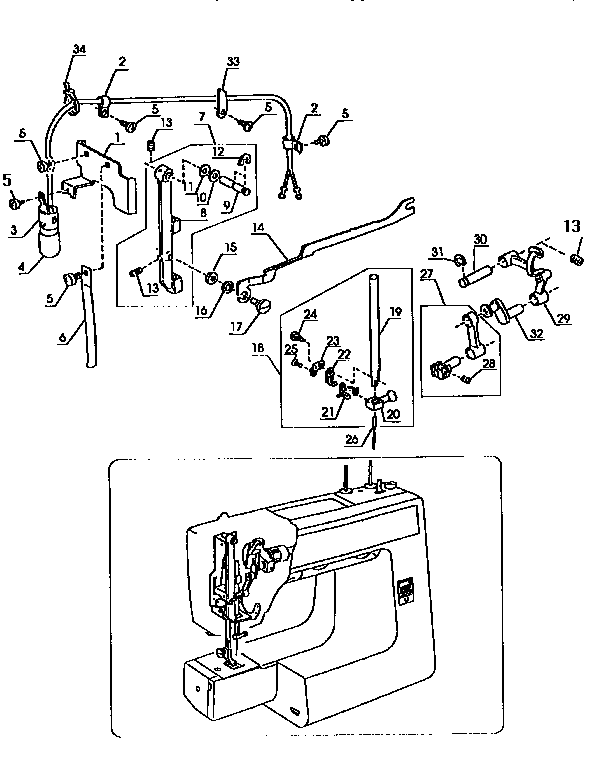 Needle bar assembly