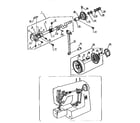 Kenmore 3851254590 upper shaft complete and hand wheel assembly diagram