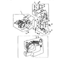 Kenmore 3851254590 cam block unit and top cover assembly diagram