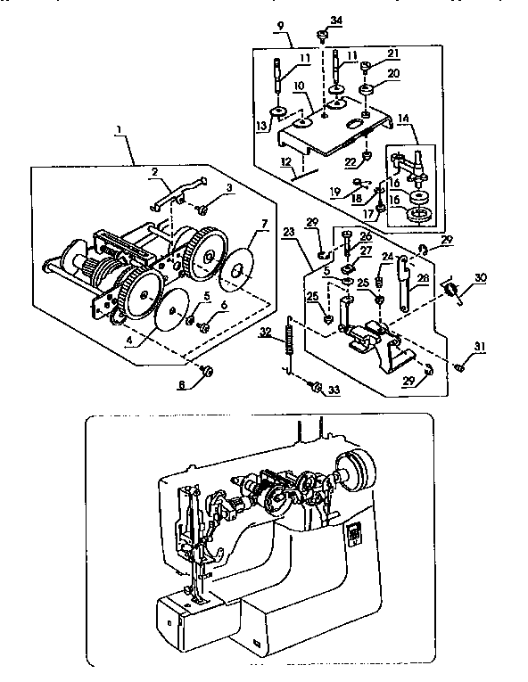 Cam block unit and top cover assembly