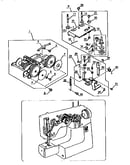 Cam block unit and top cover assembly