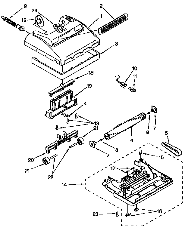 Nozzle and motor
