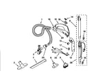 Kenmore 1163289590C hose & attachment diagram