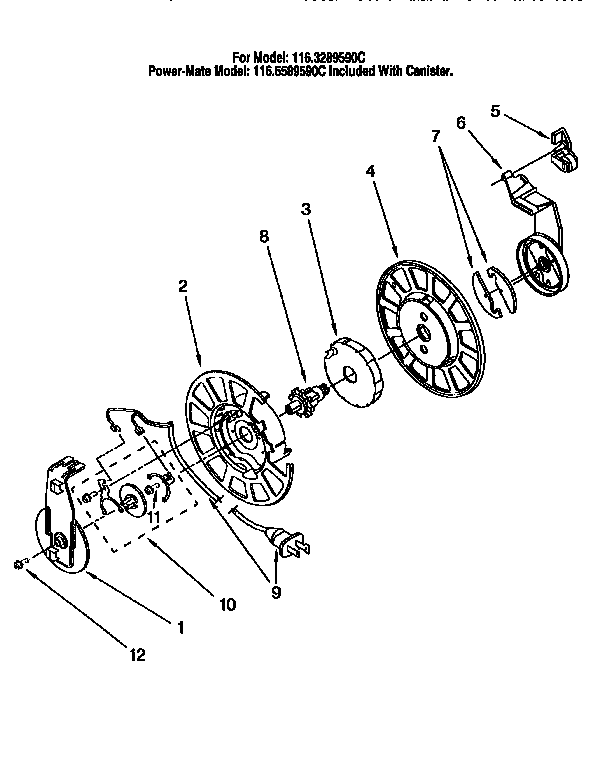 Power cord reel