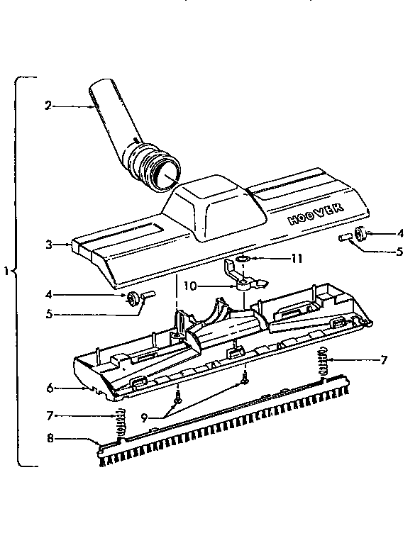 Rug & floor nozzle