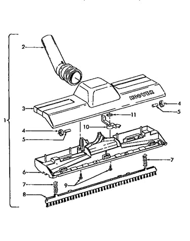 Rug & floor nozzle