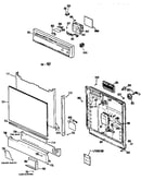 Escutcheon and door