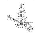 Kenmore 3631404596 motor pump mechanism diagram