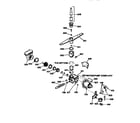 Kenmore 3631404196 motor pump mechanism diagram
