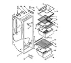 Kenmore 1069450320 refrigerator liner diagram