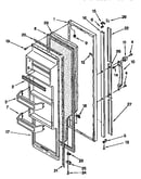 Refrigerator door