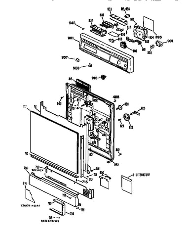Controls and door