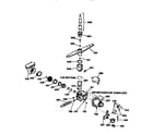 Kenmore 3631414596 motor pump mechanism diagram