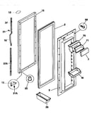 Refrigerator door
