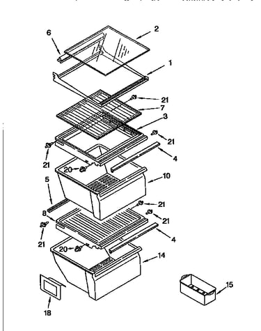 Refrigerator shelf