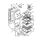 Kenmore 1069555311 refrigerator liner diagram