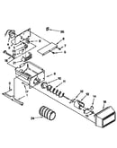 Motor & ice container