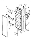 Refrigerator door