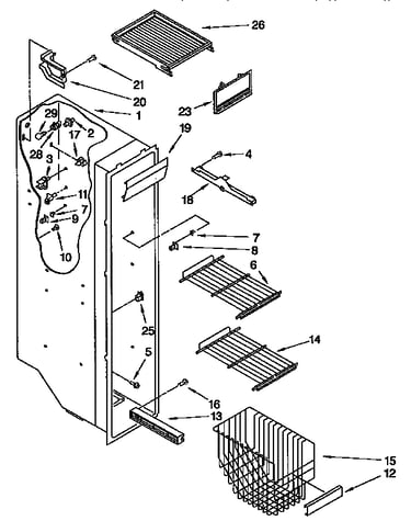 Freezer liner