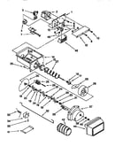 Motor & ice container