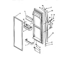 Kenmore 1069555680 refrigerator door diagram